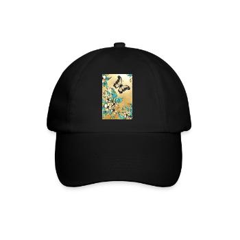 papillon - Casquette classique - noir/noir - Devant