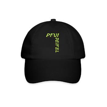 Pfui Deifel - Baseballkappe - Schwarz/Schwarz - Vorne