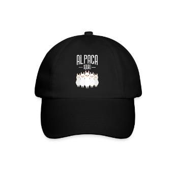Alpaca Squad - Baseballkappe - Schwarz/Schwarz - Vorne