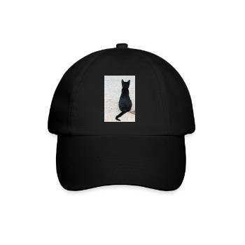 Chat Chat Chat Chat Chemise Cadeau - Casquette classique - noir/noir - Devant