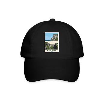 Kvalvika Beach Lofoten Norvège Cadeau et idée - Casquette classique - noir/noir - Devant