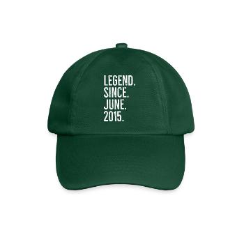 Legende seit Juni 2015 - Baseballkappe - Flaschengrün - Vorne