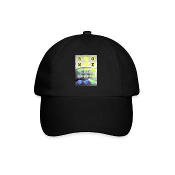 Rome Rome Italie Ville Skyline Accueil Amour Vacances - Casquette classique - noir/noir - Devant