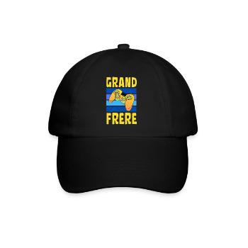 Futur Grand Frère Gamer - Casquette classique - noir/noir - Devant