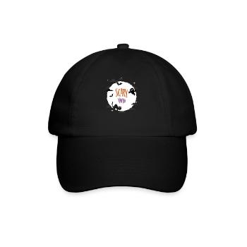 Gruseliger Nacho - Baseballkappe - Schwarz/Schwarz - Vorne