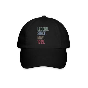 Légende depuis mai 1995 - Casquette classique - noir/noir - Devant