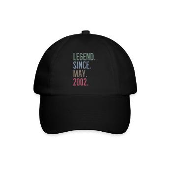 Legend Since May 2002 - Baseball Cap - black/black - Front