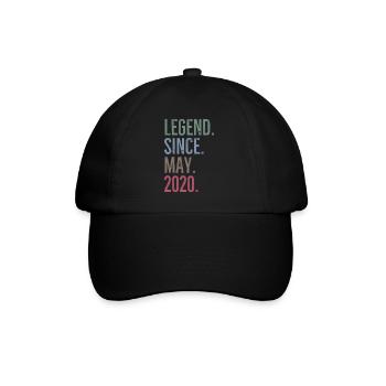 Legend Since May 2020 - Baseball Cap - black/black - Front