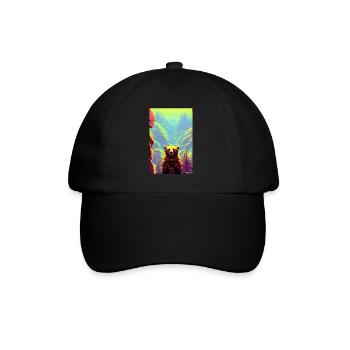 Bear Grizzly Bear Brown Bear Predator Wildlife Forest 7 - Baseball Cap - black/black - Front