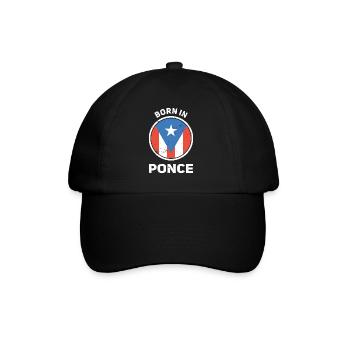Porto Rico - Casquette classique - noir/noir - Devant