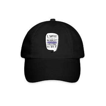 Sayings quote artificial intelligence poison - Baseball Cap - black/black - Front