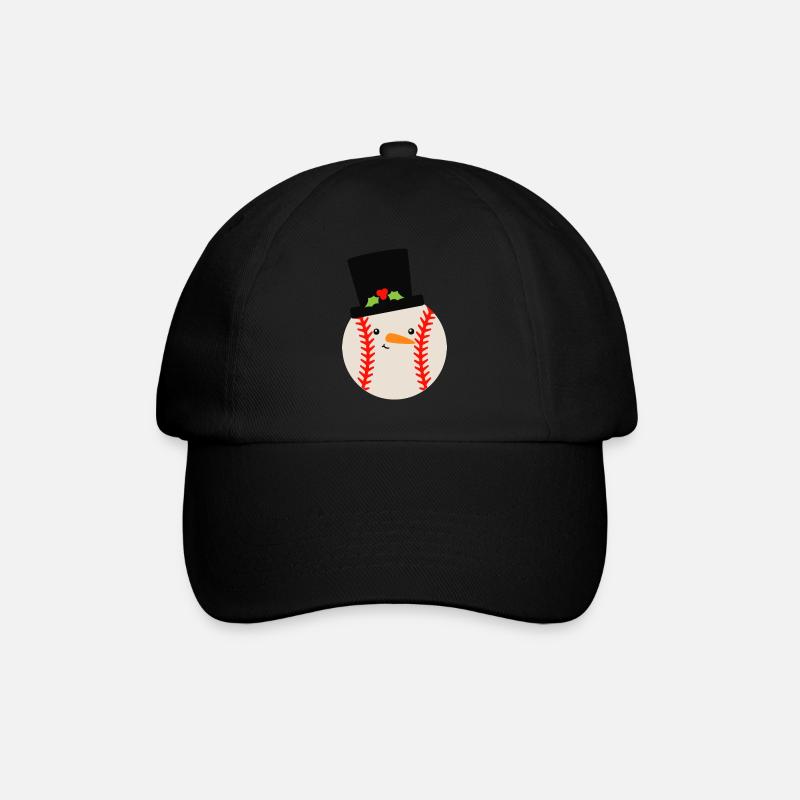 BaseballSnowballHat - Baseball Cap - black/black