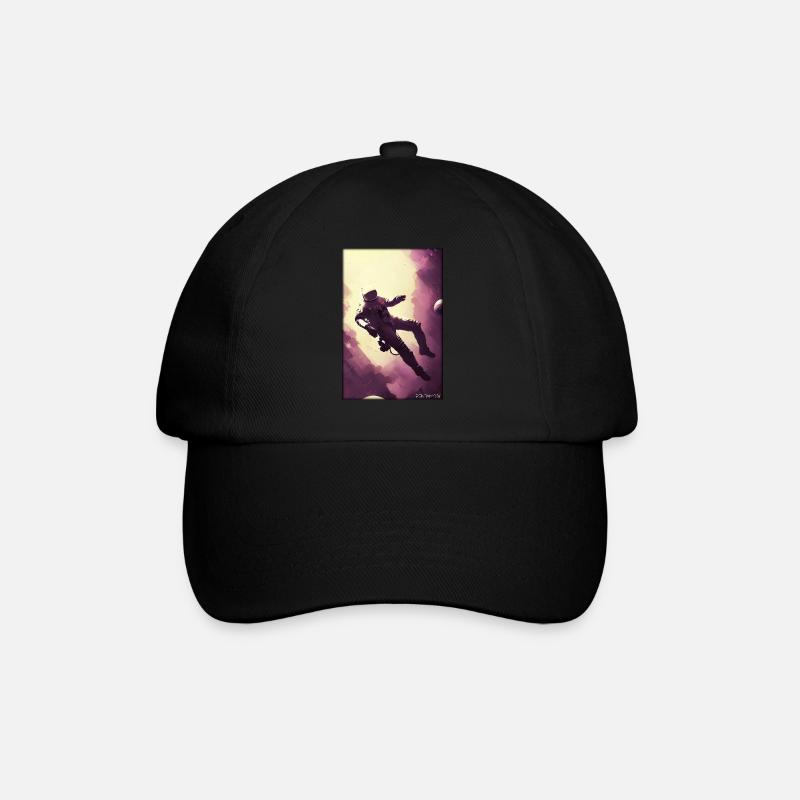 Technologie de science-fiction Astronaut Future - Casquette classique - noir/noir