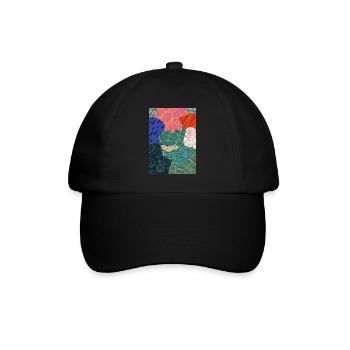 Kunstzeichen - Baseballkappe - Schwarz/Schwarz - Vorne