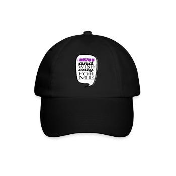 Persian Cat Pet Black Quote Funny Sayings - Baseball Cap - black/black - Front