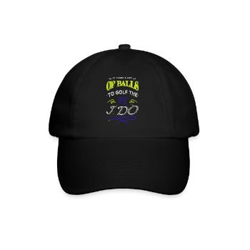 cadeau d’anniversaire génial christiangolf anniversaire - Casquette classique - noir/noir - Devant