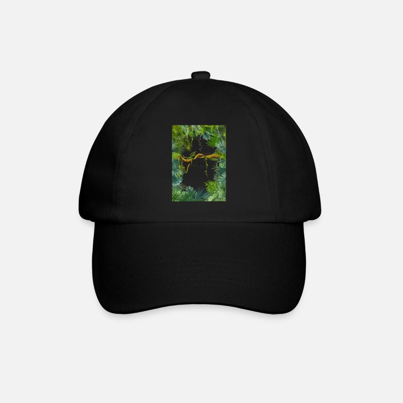 nature. - Baseball Cap - black/black