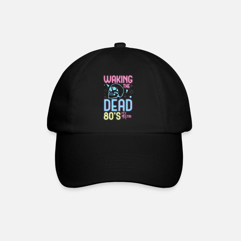 Neon Musik Geek Neon Party - Baseballkappe - Schwarz/Schwarz