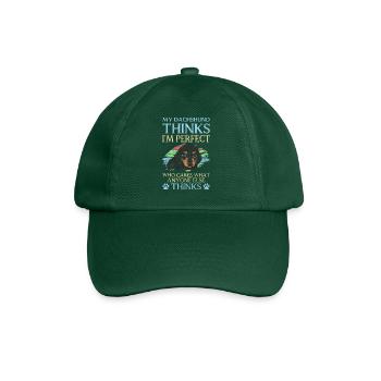 Dachshund Dog Lover Puppy Dog Sports - Baseball Cap - bottle green - Front
