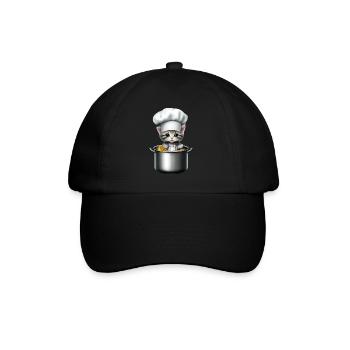 Chef Chat - Casquette classique - noir/noir - Devant