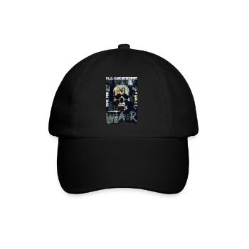 NO war par ART8NS - Art ON Streetwea - Casquette classique - noir/noir - Devant