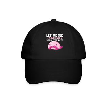 Costume de Blobfish - Visage de poisson Blob laid - - Casquette classique - noir/noir - Devant