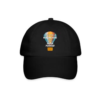 Pilote de Montgolfière - Casquette classique - noir/noir - Devant