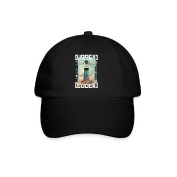 Summer door to... by ART8NS - Art ON Streetwear - Baseballkappe - Schwarz/Schwarz - Vorne