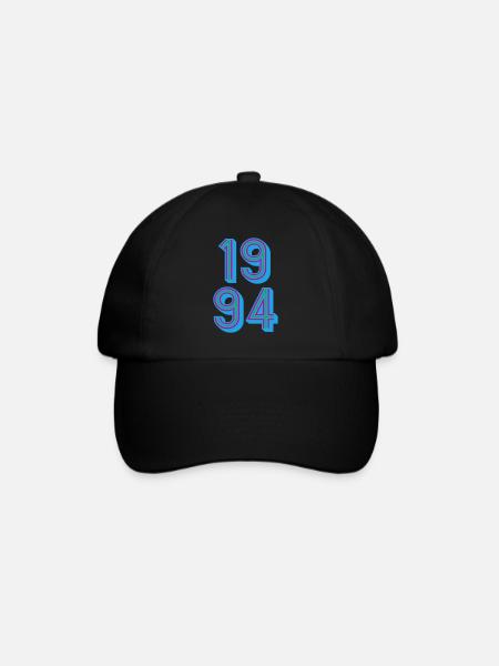 1994 Geburtsjahr | Farben änderbar - Baseballkappe - Schwarz/Schwarz
