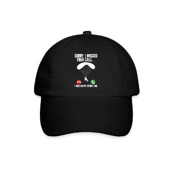 Paramoteur Parapente motorisé - Casquette classique - noir/noir - Devant