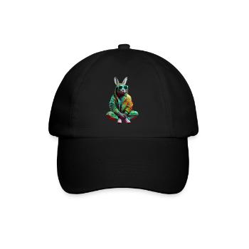 Bunny Rabbit Lunettes de soleil Colorful Cool Bunny - Casquette classique - noir/noir - Devant