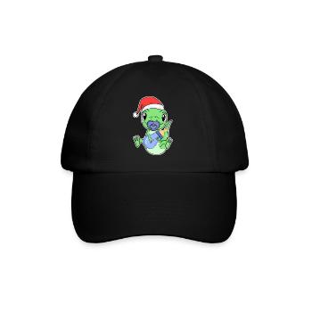 Bébé Lézard Noël - Casquette classique - noir/noir - Devant