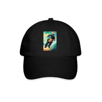Motocross I - Casquette classique - noir/noir - Devant
