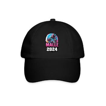 Malle 2024 Palmiers - Casquette classique - noir/noir - Devant