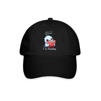 Oiseau avec livre - Casquette classique - noir/noir - Devant