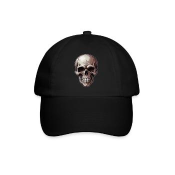 Skull - Baseball Cap - black/black - Front