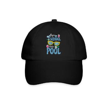 Célébration de la piscine - Casquette classique - noir/noir - Devant