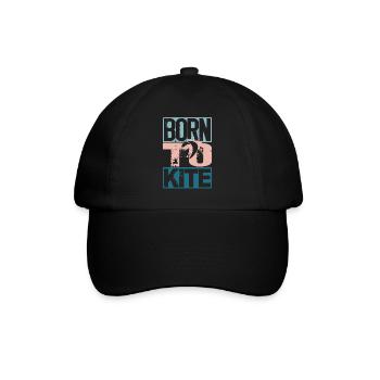 Born to Kite - Baseball Cap - black/black - Front