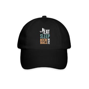 Légende du joueur de kickball - Casquette classique - noir/noir - Devant