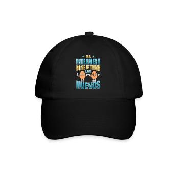 Les couilles de l’infirmière ne sont pas touchées - Casquette classique - noir/noir - Devant