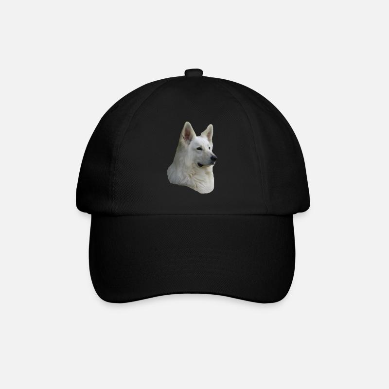 Tête de berger blanc - Casquette classique - noir/noir