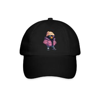 Corbeau Corbeau Bande dessinée cool - Casquette classique - noir/noir - Devant