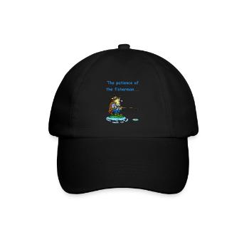 La patience du pêcheur - Casquette classique - noir/noir - Devant