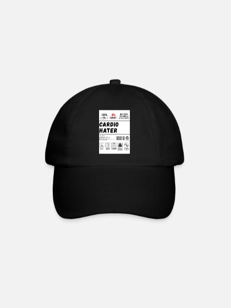 T-shirt Gym Nutrition - Casquette classique - noir/noir