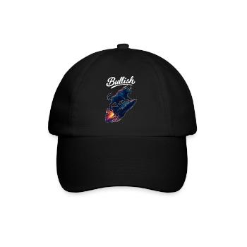 Stock Bull Bull Chart Profit Rocket Gift - Casquette classique - noir/noir - Devant