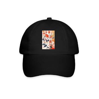 Do Epic Shit — Impression d’art floral de rue - Casquette classique - noir/noir - Devant