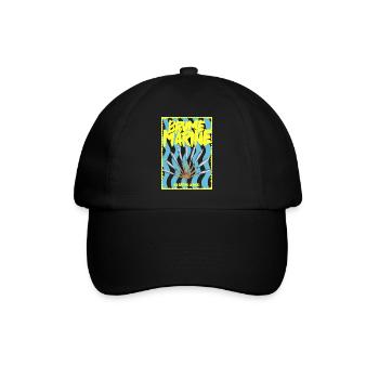 Brume Marine et  éventaile de sardines - Casquette classique - noir/noir - Devant