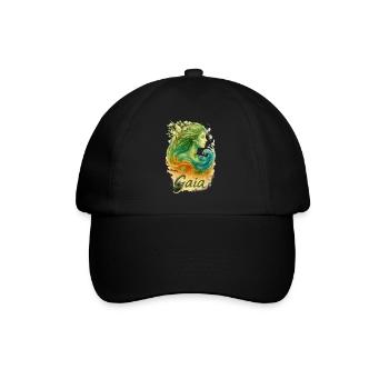 Gaïa - Mère Nature - Arbre de Vie - Casquette classique - noir/noir - Devant