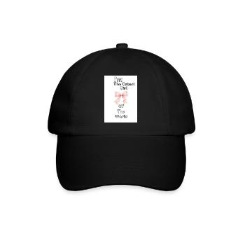 The Sweetest Girl In The World - Baseball Cap - black/black - Front
