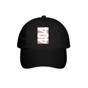 404 Not Found - Dusty Rose - Baseballkappe - Schwarz/Schwarz - Vorne